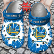 Basketball Crocs Personalized GWarriors Team Clog Shoes