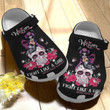 Breast Cancer Awareness Fight Like A Girl Fairy Sugar Crocs Classic Clogs Shoes