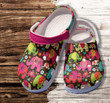 Elephant Baby Flower Croc Shoes Gift Grandaughter- Elephant Shoes Croc Clogs Gift Niece Birthday