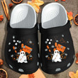 Ghost Boo Halloween Crocs Crocband Clogs Shoes
