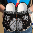 Basketball Personalized Diamond Crocs Classic Clogs Shoes