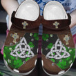 St Patricks Day Christian Cross Irish Shamrock Celtics Crocband Crocs Shoes