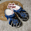 Baseball Crocs Personalized LA Dodgers American Flag Clog Shoes