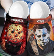 Halloween Jason Voorhees And Michael Myers Horror Movie Characters Crocs Crocband Clogs