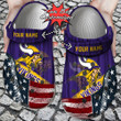 Custom Crocs US Flag MVikings New Crocs Clog Shoes