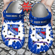 Hockey Crocs Personalized NY Rangers Team Clog Shoes