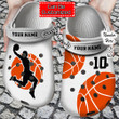 Custom Crocs Personalized Basketball Player Against Ball Clog Shoes