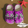 Racing Personalized Born To Race 102 Gift For Lover Rubber Crocs Clog Shoes Comfy Footwear
