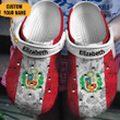 Peruvian Flag Gift For Fan Classic Water Rubber Crocs Clog Shoes Comfy Footwear
