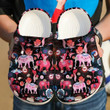 Colorful Elephant Pattern 102 Gift For Lover Rubber Crocs Clog Shoes Comfy Footwear