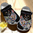 Rooster Art Colorful Chicken Gift For Lover Rubber Crocs Clog Shoes Comfy Footwear