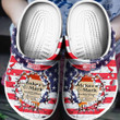 Maker Mark American Flag Rubber Crocs Clog Shoes Comfy Footwear