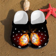 Unique Softball Fire Rubber Crocs Clog Shoes Comfy Footwear
