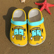 School Bus Driver 102 Gift For Lover Rubber Crocs Clog Shoes Comfy Footwear
