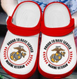 Proud To Have Served Marine Veteran Gift For Lover Rubber Crocs Clog Shoes Comfy Footwear