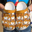Lovely Corgi Butts Gift For Lover Rubber Crocs Clog Shoes Comfy Footwear