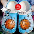 Basketball Crocs - Basketball Crack Personalized Name Number Clog Shoes For Men And Women