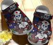 Nurse Skulls Pattern Mexico Rubber Crocs Clog Shoes Comfy Footwear