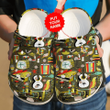 Colorful Crocs - Music Pattern Clog Shoes For Men And Women