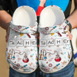 Teacher Chemistry Department 202 Gift For Lover Rubber Crocs Clog Shoes Comfy Footwear