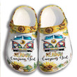 Camping Girl Croc Shoes For Girl - Sunflower Hippie Shoes Crocbland Clog Birthday Gifts For Niece Daughter