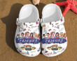 Friends Stickers Pattern For Men And Women Gift For Fan Classic Water Rubber Crocs Clog Shoes Comfy Footwear