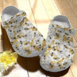 Honey Bee Lovers Gift For Lover Rubber Crocs Clog Shoes Comfy Footwear