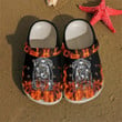 Skull Queen Fire 102 Gift For Lover Rubber Crocs Clog Shoes Comfy Footwear