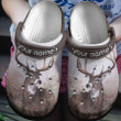 Custom Name Deer Hunting Gift For Lover Rubber Crocs Clog Shoes Comfy Footwear