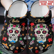 Skull Tattoos Gift For Lover Rubber Crocs Clog Shoes Comfy Footwear