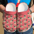 Pug Dog Rubber Crocs Clog Shoes Comfy Footwear