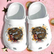 Black Mom Queen 5 Rubber Crocs Clog Shoes Comfy Footwear