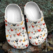 Hen Mama Gift For Lover Rubber Crocs Clog Shoes Comfy Footwear