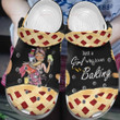 Just A Girl For Baking Gift For Lover Rubber Crocs Clog Shoes Comfy Footwear