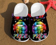 Pride Lips Love Is Lgbt Rainbow Rubber Crocs Clog Shoes Comfy Footwear