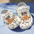 Sloth Nope Not Today Gift For Fan Classic Water Rubber Crocs Clog Shoes Comfy Footwear