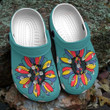 Colorful Sunflower Autism Gift For Lover Rubber Crocs Clog Shoes Comfy Footwear