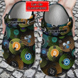 Crypto Crocs - Personalized Colorful Crypto Logo Clog Shoes For Men And Women