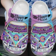 Free Spirit Crocs Shoes - Bus Hippie Heart Crocbland Clog Gifts For Women - Hippie-Heart