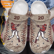 Baseball Crocs - Personalized Baseball Gift For Lover Vintage Unisex Clog Shoes For Men And Women