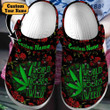 Colorful Crocs - In A World Full Of Roses Be A Weed Clog Shoes For Men And Women