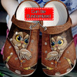 Animal Crocs - Owl Zipper Clog Shoes For Men And Women