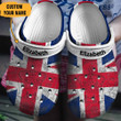 Uk Flag For Men And Women Rubber Crocs Clog Shoes Comfy Footwear