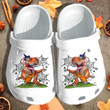 Witch Saurus Custom Shoes - Dinosaur Halloween Outdoor Shoes Clog Gift For Friends