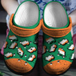 Ireland Flag In Map For Men And Women Gift For Fan Classic Water Rubber Crocs Clog Shoes Comfy Footwear