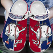 Baseball Ball Dabbing Cute Custom Name Gift For Lover Rubber Crocs Clog Shoes Comfy Footwear