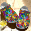 Hippie Flowery Custom Shoes Women - Hippie Shoes Outdoor Shoes Gifts For Niece Daughter