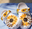 Butterflies Crocs Hippie Sunflowers Gift Hippie Girl Crocs Shoes Rubber Crocs Clog Shoes Comfy Footwear
