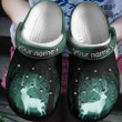 Fantasy Night With Deer Gift For Lover Rubber Crocs Clog Shoes Comfy Footwear