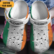 Ireland Flag Gift For Fan Classic Water Rubber Crocs Clog Shoes Comfy Footwear